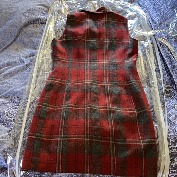 Breetches Wool Black & Grey plaid Dress, Size 4 - Picture 5 of 6